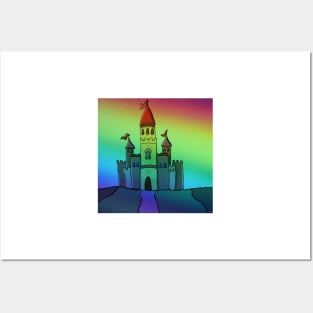 Magical Castle Posters and Art